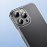 Baseus Frosted Glass Case etui pokrowiec do iPhone 13 Pro sztywna obudowa z żelową ramką przezroczysty (ARWS000702) na NearMe.pl