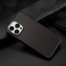 Dux Ducis Naples etui do iPhone 14 Pro skórzany pokrowiec (kompatybilny z MagSafe) ciemnobrązowy na NearMe.pl