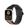 Dux Ducis Strap (Outdoor Version) pasek Apple Watch Ultra, SE, 9, 8, 7, 6, 5, 4, 3, 2, 1 (49, 45, 44, 42 mm) nylonowa opaska bransoleta czarno-pomarańczowy na NearMe.pl