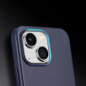 Dux Ducis Naples etui iPhone 14 Plus magnetyczny skórzany pokrowiec MagSafe niebieskie na NearMe.pl