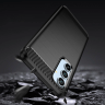 Carbon Case etui do Samsung Galaxy A54 5G elastyczny silikonowy karbonowy pokrowiec czarne na NearMe.pl