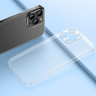 Baseus Frosted Glass Case etui pokrowiec do iPhone 13 Pro sztywna obudowa z żelową ramką przezroczysty (ARWS000702) na NearMe.pl