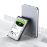 Kieszeń Ugreen CM300 70498 na dysk twardy 2,5'' SATA 3.0 6Gbps - szary + kabel USB-C - USB-A 0.5m na NearMe.pl