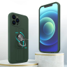 Ring Case silikonowe etui z uchwytem na palec i podstawką do Samsung Galaxy S22 Ultra niebieski na NearMe.pl