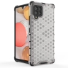 Honeycomb etui pancerny pokrowiec z żelową ramką Samsung Galaxy A42 5G zielony na NearMe.pl