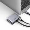 Adapter Ugreen CM162 50505 USB-C - HDMI / VGA / USB-A 3.0 / USB-C PD - szary na NearMe.pl