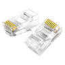 Ugreen 100x wtyk wtyczka złączka końcówka RJ45 8P8C Cat 6 przezroczysty (60558) na NearMe.pl