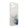Marble Case etui do iPhone 12 Pro Max żelowy pokrowiec marmur niebieski na NearMe.pl