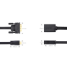 Ugreen kabel przewód adapter DVI (męski) - HDMI (żeński) 0.15m czarny (20118) na NearMe.pl