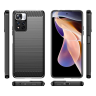 Carbon Case elastyczne etui pokrowiec Xiaomi Redmi Note 11 Pro+ 5G (China) / 11 Pro 5G (China) / Mi11i HyperCharge / Poco X4 NFC czarny na NearMe.pl