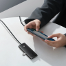 Baseus Lite Series HUB adapter USB-A do 4xUSB-A 3.0 5Gb/s czarny (WKQX030101) na NearMe.pl