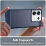 Etui Carbon Case do Xiaomi Redmi Note 13 Pro+ - niebieskie na NearMe.pl