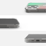 Ringke Fusion Design pancerne etui pokrowiec z żelową ramką iPhone 12 Pro Max różowo-zielony (GNAP0028) na NearMe.pl