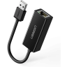Ugreen zewnętrzna karta sieciowa RJ45 - USB 2.0 100 Mbps Ethernet czarny (CR110 20254) na NearMe.pl