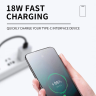 Kabel Wozinsky WNBAA 4w1 2x USB-C 1x USB-A 1x Lightning 60W 1 m - czarny na NearMe.pl