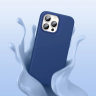 Ugreen Protective Silicone Case gumowe elastyczne silikonowe etui pokrowiec iPhone 13 Pro Max niebieski na NearMe.pl