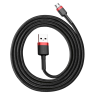 Kabel Baseus Cafule Cable CAMKLF-B91 USB-A / micro USB 2.4A 1 m - czarno-czerwony na NearMe.pl