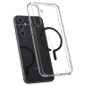 Etui Spigen Ultra Hybrid OneTap Ring z MagSafe na Samsung Galaxy S23 FE - przezroczysto-czarne na NearMe.pl
