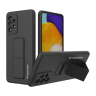 Wozinsky Kickstand Case silikonowe etui z podstawką etui Samsung Galaxy A73 czarne na NearMe.pl