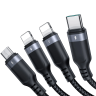 Kabel Joyroom Multi-Use Series S-A18 4w1 USB-A - USB-C / Lightning / Lightning / micro USB 1.2m - czarny na NearMe.pl