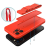 Rope case żelowe etui ze smyczą łańcuszkiem torebka smycz iPhone 13 czerwony na NearMe.pl