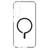 Etui Spigen Ultra Hybrid OneTap Ring z MagSafe na Samsung Galaxy S23 FE - przezroczysto-czarne na NearMe.pl