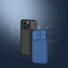 Nillkin CamShield Pro Case etui iPhone 14 Pro Max pancerny pokrowiec osłona na aparat kamerę niebieski na NearMe.pl