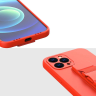 Rope case żelowe etui ze smyczą łańcuszkiem torebka smycz iPhone 11 Pro Max granatowy na NearMe.pl