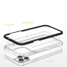 Clear 3in1 etui iPhone 14 Plus silikonowy pokrowiec z ramką niebieskie na NearMe.pl