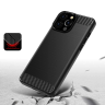 Carbon Case elastyczne etui pokrowiec iPhone 13 Pro Max czarny na NearMe.pl