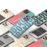 Ringke Fusion Design pancerne etui pokrowiec z żelową ramką iPhone 12 Pro Max różowo-zielony (GNAP0028) na NearMe.pl
