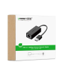 Ugreen zewnętrzna karta sieciowa RJ45 - USB 2.0 100 Mbps Ethernet czarny (CR110 20254) na NearMe.pl