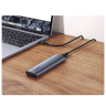 Ugreen kieszeń na dysk obudowa dysku twardego M.2 B-Key SATA 3.0 5Gbps szary + kabel USB Typ C (CM400) na NearMe.pl