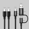 Kabel USB-C do USB-C UGREEN 	US286 0,5m (czarny) na NearMe.pl