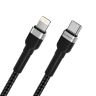 Kabel Wozinsky WNBCL1 Lightning / USB-C PD 30W 1 m - czarny na NearMe.pl