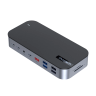 HUB Choetech M52 USB-C - USB-C PD/USB-C/USB-A/HDMI/VGA/DP/SD/TF/RJ45/AUX - szary na NearMe.pl