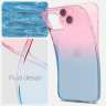 Etui Spigen Liquid Crystal na iPhone 15 - różowo-niebieskie na NearMe.pl