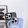 Magnetyczne etui z MagSafe Color Matte Case do iPhone 15 Pro - granatowe na NearMe.pl
