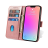 Magnet Case etui iPhone 14 Pro Max pokrowiec z klapką portfel podstawka różowe na NearMe.pl
