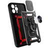 Hybrid Armor Camshield etui Vivo Y16 / Vivo Y02s pancerny pokrowiec z osłoną na aparat czarne na NearMe.pl