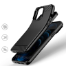 Carbon Case elastyczne etui pokrowiec iPhone 13 Pro Max czarny na NearMe.pl