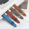 Pasek skórzany Strap Leather do Apple Watch 38 / 40 / 41 mm opaska bransoleta - brązowy na NearMe.pl