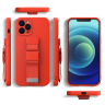 Rope case żelowe etui ze smyczą łańcuszkiem torebka smycz iPhone 11 Pro Max granatowy na NearMe.pl