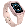 Pasek z etui ochronnym Protect Strap Band do Apple Watch 38 / 40 / 41 mm opaska obudowa pancerna - różowy na NearMe.pl