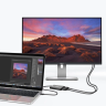 Choetech adapter przejściówka rozdzielacz USB Typ C Thunderbolt 3 (40Gbps) - 2x DisplayPort 4K 60Hz czarny (HUB-D03) na NearMe.pl