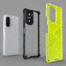 Honeycomb etui pancerny pokrowiec z żelową ramką Xiaomi Redmi K40 Pro+ / K40 Pro / K40 / Poco F3 przezroczysty na NearMe.pl