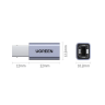 Ugreen adapter przejściówka USB Typ C - USB Typ B szary (US382) na NearMe.pl