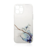 Marble Case etui do iPhone 12 Pro Max żelowy pokrowiec marmur niebieski na NearMe.pl