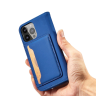 Magnet Card Case etui do iPhone 13 pokrowiec portfel na karty kartę podstawka niebieski na NearMe.pl