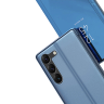 Clear View Case etui do Samsung Galaxy S23+ pokrowiec z klapką niebieskie na NearMe.pl